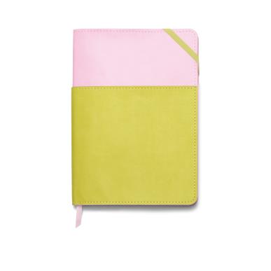  DESIGNWORKS INK -VEGAN LEATHER POCKET JOURNAL- LILAC-MATCHA