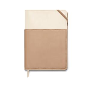  DESIGNWORKS INK -VEGAN LEATHER POCKET JOURNAL- IVOR-TAUPE
