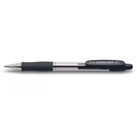 PILOT ΣΤΥΛΟ SUPER GRIP 0.7mm FINE ΜΑΥΡΟ