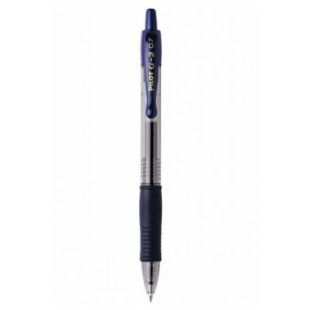 PILOT ΣΤΥΛΟ G-2 0.7mm ΣΚΟΥΡΟ ΜΠΛΕ