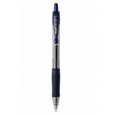 PILOT ΣΤΥΛΟ G-2 0.7mm ΣΚΟΥΡΟ ΜΠΛΕ