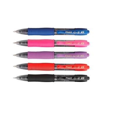  PILOT ΣΤΥΛΟ G-2 0.7 PIXIE ΣΚΟΥΡΟ ΚΟΚΚΙΝΟ