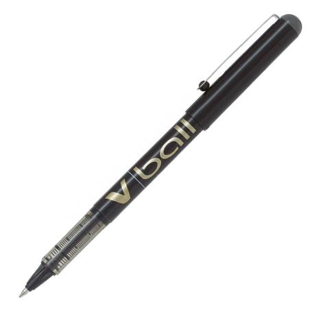 PILOT ΣΤΥΛΟ ΥΓΡΗΣ ΜΕΛΑΝΗΣ V-BALL 0.5mm ΜΑΥΡΟ