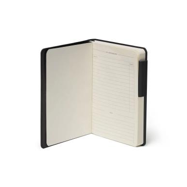 LEGAMI-SMALL LINED NOTEBOOK-BLACK