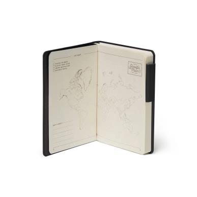 LEGAMI-SMALL LINED NOTEBOOK-BLACK