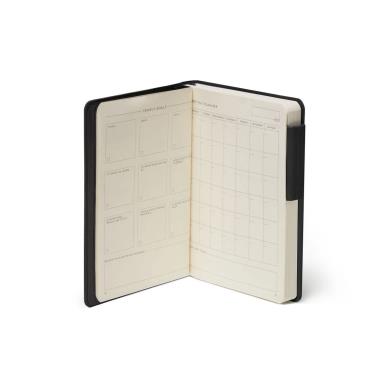 LEGAMI-SMALL LINED NOTEBOOK-BLACK