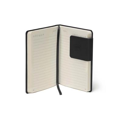 LEGAMI-SMALL LINED NOTEBOOK-BLACK