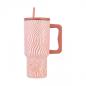 ESTIA ΘΕΡΜΟΣ STRAW TUMBLER SOFT RIPPLE 900ML