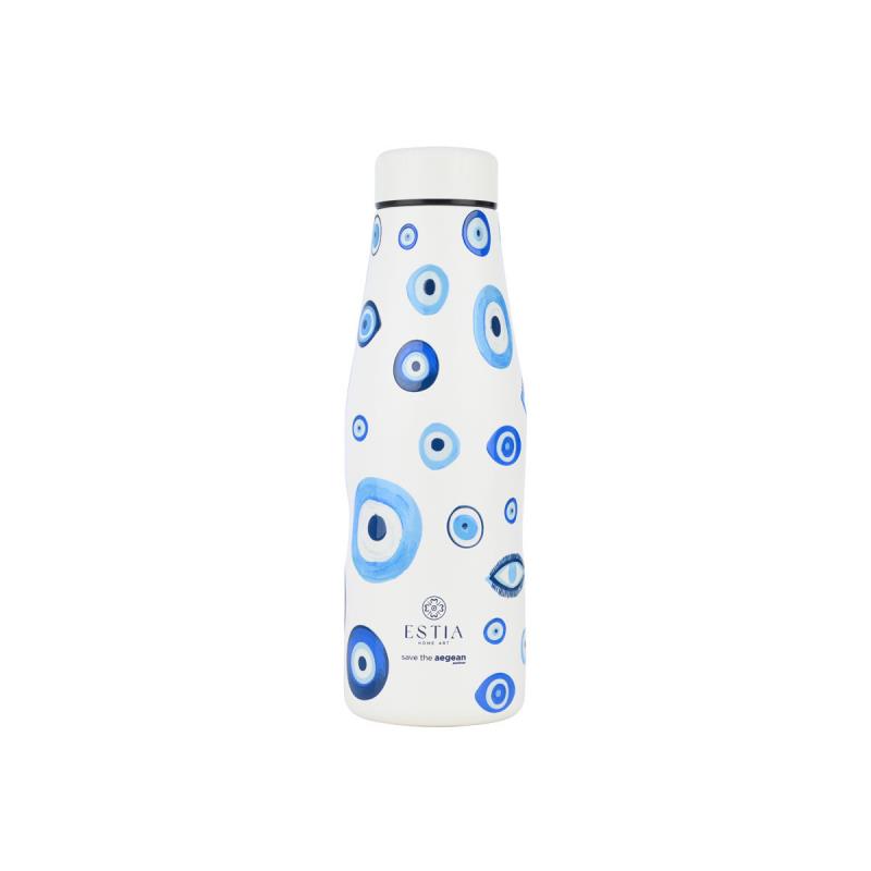 ESTIA ΘΕΡΜΟΣ TRAVEL FLASK SAVE THE AEGEAN 500ml SPIRIT OF LUCK