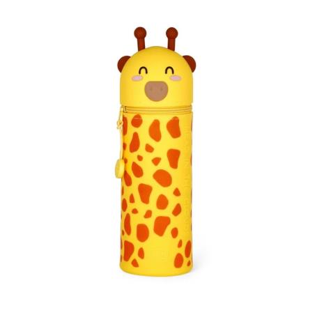 LEGAMI  ΚΑΣΕΤΙΝΑ - ΜΟΛΥΒΟΘΗΚH  SOFT SILICON PENCIL CASE 2 IN 1 KAWAII - GIRAFFE (ΚΑΜΗΛΟΠΑΡΔΑΛΗ)