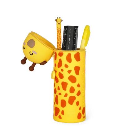 LEGAMI  ΚΑΣΕΤΙΝΑ - ΜΟΛΥΒΟΘΗΚH  SOFT SILICON PENCIL CASE 2 IN 1 KAWAII - GIRAFFE