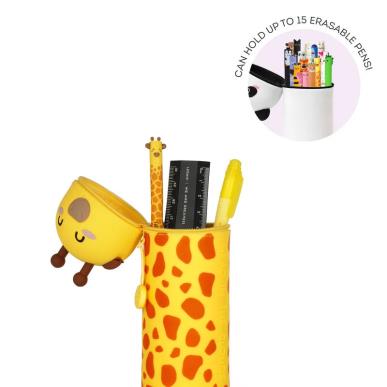 LEGAMI  ΚΑΣΕΤΙΝΑ - ΜΟΛΥΒΟΘΗΚH  SOFT SILICON PENCIL CASE 2 IN 1 KAWAII - GIRAFFE (ΚΑΜΗΛΟΠΑΡΔΑΛΗ)