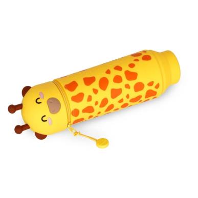 LEGAMI  ΚΑΣΕΤΙΝΑ - ΜΟΛΥΒΟΘΗΚH  SOFT SILICON PENCIL CASE 2 IN 1 KAWAII - GIRAFFE (ΚΑΜΗΛΟΠΑΡΔΑΛΗ)