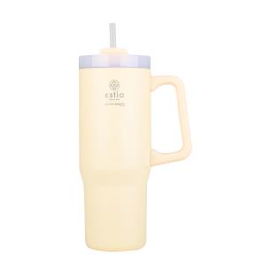 ESTIA  ΘΕΡΜΟΣ  STRAW TUBLER LILY WHITE  900ML