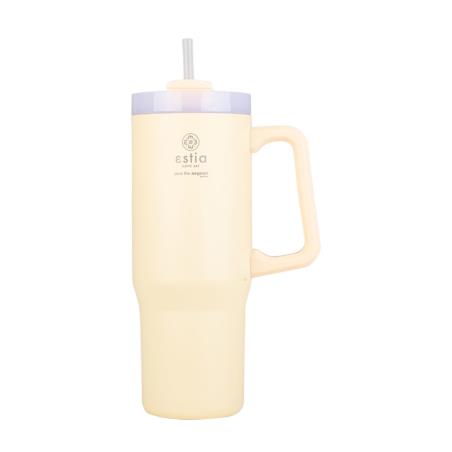 ESTIA  ΘΕΡΜΟΣ  STRAW TUBLER LILY WHITE  900ML