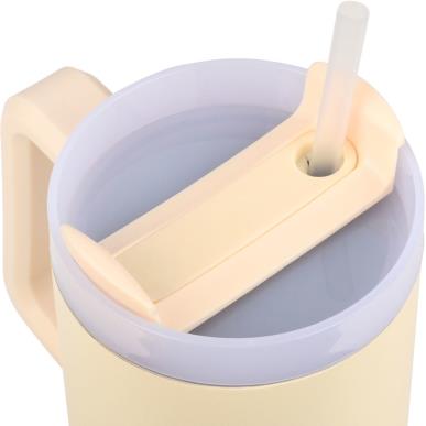 ESTIA  ΘΕΡΜΟΣ  STRAW TUBLER LILY WHITE  900ML