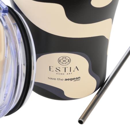 ESTIA ΘΕΡΜΟΣ COFFEE MUG SAVE THE AEGEAN 350ml BOLD DRIFT