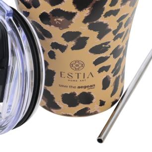 ESTIA ΘΕΡΜΟΣ COFFEE MUG SAVE THE AEGEAN 350ml SPOTTED PROWL