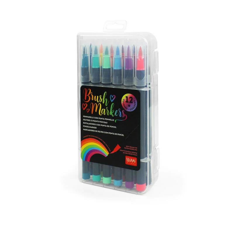 LEGAMI BRUSH MARKERS-BRIGHT COLOURS 12 τεμ LEGAMI BRUSH MARKERS-BRIGHT COLOURS 12 τεμ