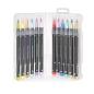 LEGAMI SET OF 12 BRUSHES-PASTEL COLOURS