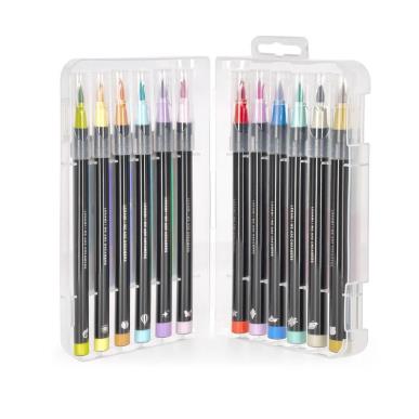 LEGAMI SET OF 12 BRUSHES-PASTEL COLOURS