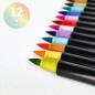 LEGAMI SET OF 12 BRUSHES-PASTEL COLOURS