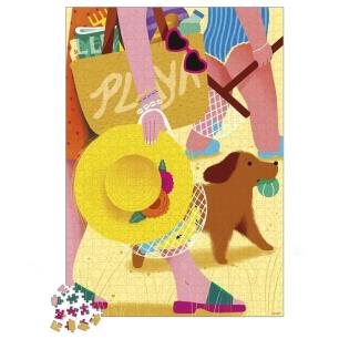 JANOD PUZZLE SORTIE A LA PLAGE 1000 PIECES