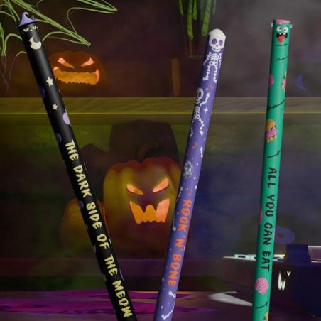 LEGAMI HALLOWEEN 2025 ΣΤΥΛΟ ERASABLE GEL SET OF 3  THE BOO CREW 0.7mm