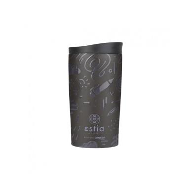 ESTIA ΘΕΡΜΟΣ TRAVEL MUG SAVE THE AEGEAN 350ml NOIR ECHO
