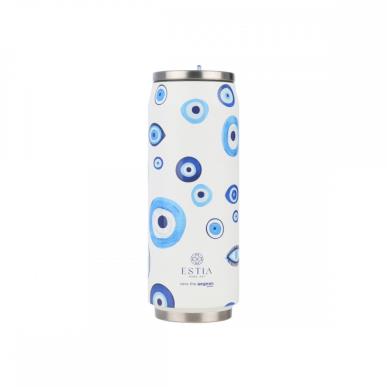 ESTIA ΘΕΡΜΟΣ TRAVEL MUG SAVE THE AEGEAN 350ml LEOPARD TAUPE