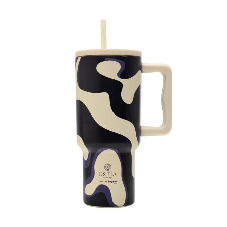 ESTIA ΘΕΡΜΟΣ STRAW TUMBLER XL SAVE THE AEGEAN 900ml SPIRIT OF LUCK