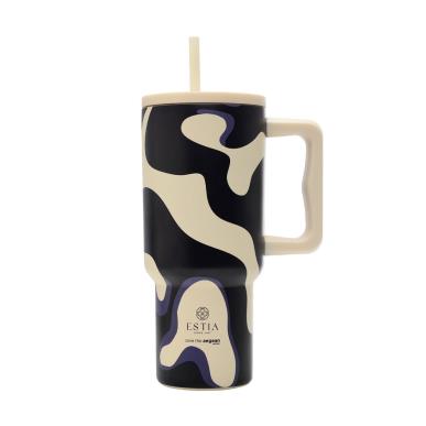 ESTIA ΘΕΡΜΟΣ STRAW TUMBLER XL SAVE THE AEGEAN 900ml SPIRIT OF LUCK