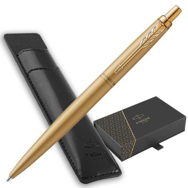 PARKER ΣΕΤ ΣΤΥΛΟ JOTTER XL MCHR GOLD GT BP+BLK PU PP ΘΗΚΗ ΔΕΡΜΑΤΙΝΗ