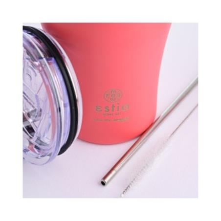 ESTIA ΘΕΡΜΟΣ COFFEE MUG SAVE THE AEGEAN 350ml FUSION CORAL 01-12199
