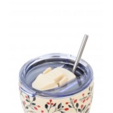 ESTIA ΘΕΡΜΟΣ COFFEE MUG SAVE THE AEGEAN 350ml BLOOM BEIGE