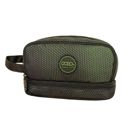 POLO ΚΑΣΕΤΙΝΑ HADLE 3 ΘΗΚΕΣ ΜΑΥΡΟ/ΠΡΑΣΙΝΟ