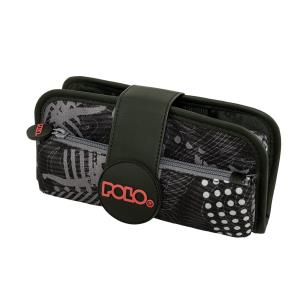 POLO ΚΑΣΕΤΙΝΑ ΒΑΡΕΛΑΚΙ RUBBER ΜΑΥΡΗ ΓΚΡΙ ΣΧΕΔΙΑ