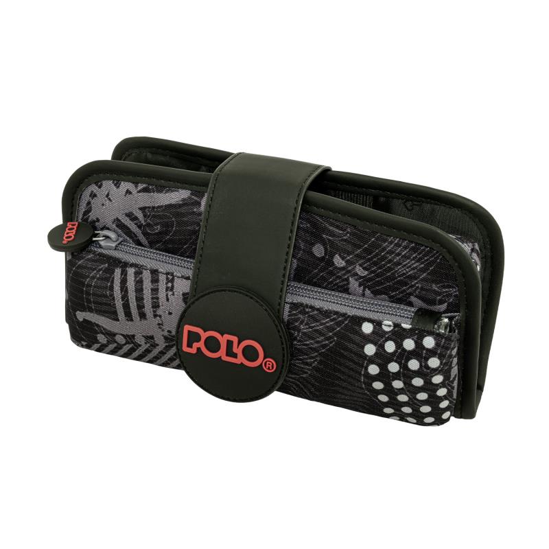 POLO ΚΑΣΕΤΙΝΑ ΒΑΡΕΛΑΚΙ RUBBER ΜΑΥΡΗ ΓΚΡΙ ΣΧΕΔΙΑ