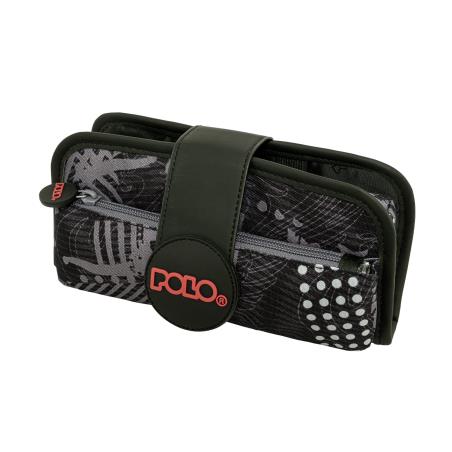 POLO ΚΑΣΕΤΙΝΑ ΒΑΡΕΛΑΚΙ RUBBER ΜΑΥΡΗ ΓΚΡΙ ΣΧΕΔΙΑ