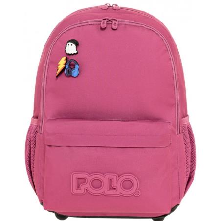 POLO ΣΑΚΙΔΙΟ ΠΛΑΤΗΣ PINS ΦΟΥΞΙΑ