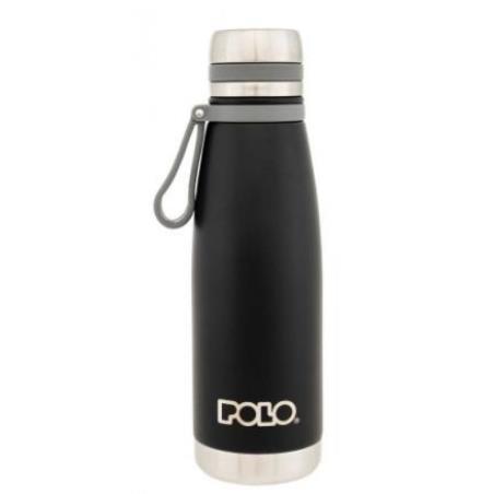 POLO ΘΕΡΜΟΣ INOX 650ML ΜΑΥΡΟΣ