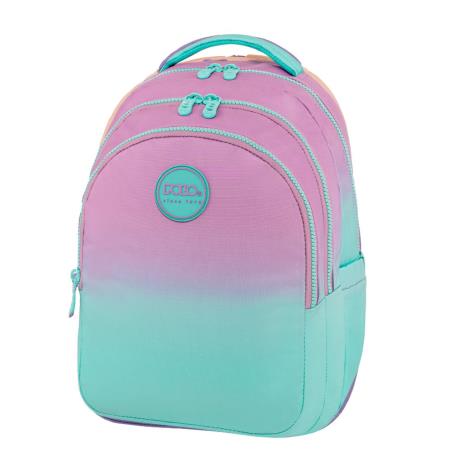 POLO ΣΑΚΙΔΙΟ ΠΛΑΤΗΣ FOCUS GRADIENT AQUA PINK