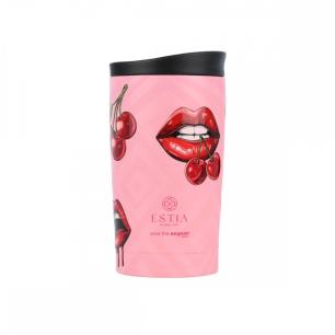 ESTIA ΘΕΡΜΟΣ TRAVEL CUP SAVE THE AEGEAN 300ml BLOSSOM ROSE