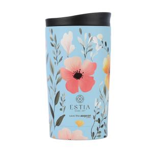 ESTIA ΘΕΡΜΟΣ TRAVEL MUG SAVE THE AEGEAN 350ml BLUSH POP