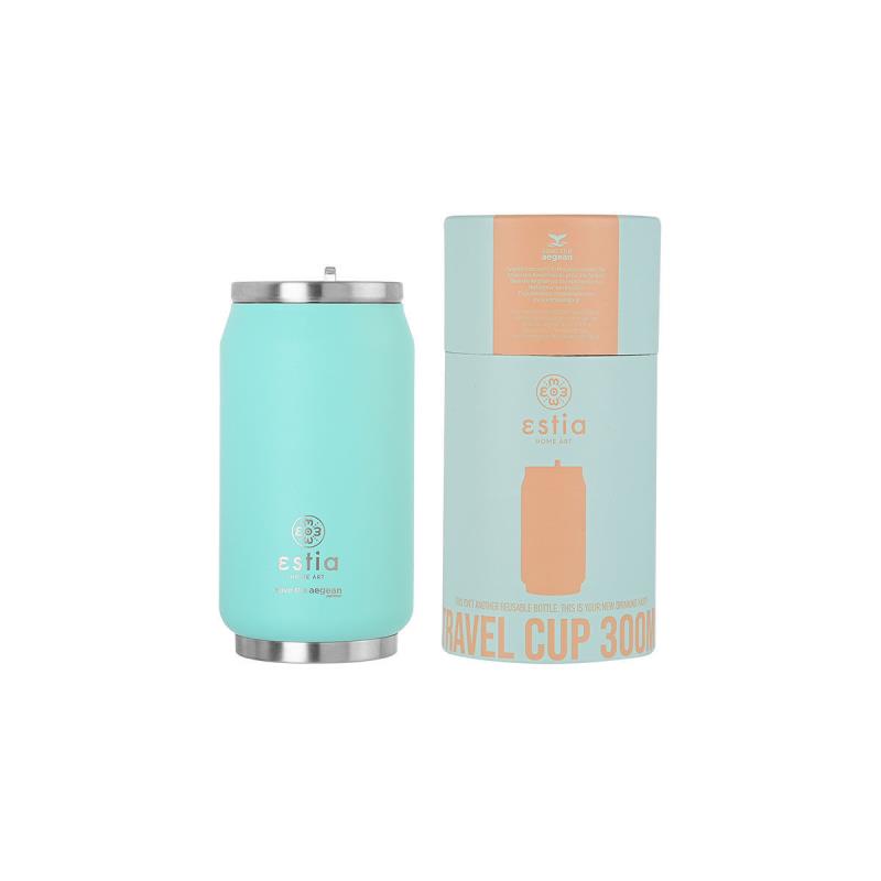 ESTIA ΘΕΡΜΟΣ TRAVEL CUP SAVE THE AEGEAN 300ml BERMUDA GREEN ESTIA ΘΕΡΜΟΣ TRAVEL CUP SAVE THE AEGEAN 300ml BERMUDA GREEN