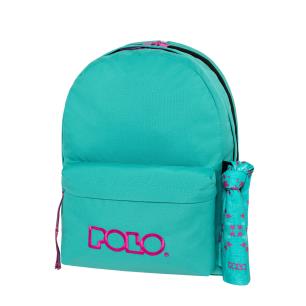 POLO ΣΑΚΙΔΙΟ ΠΛΑΤΗΣ ORIGINAL DOUBLE SCARF ΤΙΡΚΟΥΑΖ