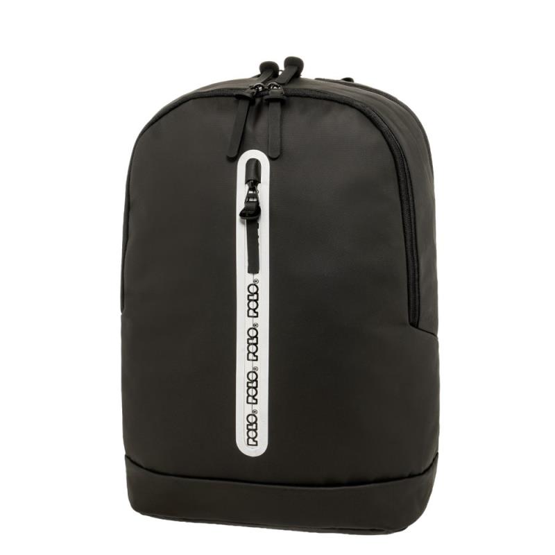 POLO ΤΣΑΝΤΑ ΠΛΑΤΗΣ LAPTOP VERTZIP ΜΑΥΡΟ