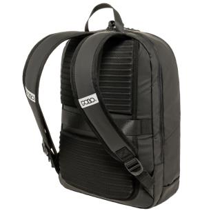 POLO ΤΣΑΝΤΑ ΠΛΑΤΗΣ LAPTOP VERTZIP ΜΑΥΡΟ