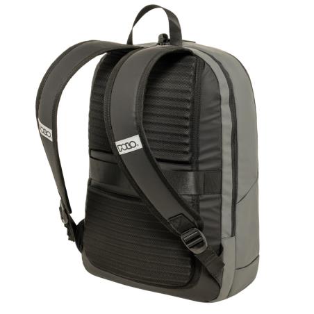 POLO ΤΣΑΝΤΑ ΠΛΑΤΗΣ LAPTOP VERTZIP ΓΚΡΙ