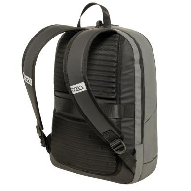 POLO ΤΣΑΝΤΑ ΠΛΑΤΗΣ LAPTOP VERTZIP ΓΚΡΙ